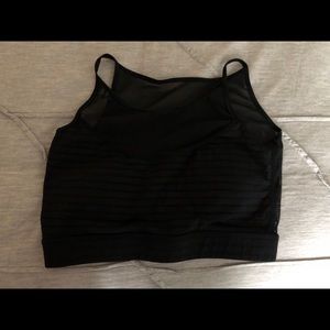 Mono B Halter Halter Neck Mesh Back Sports Bra